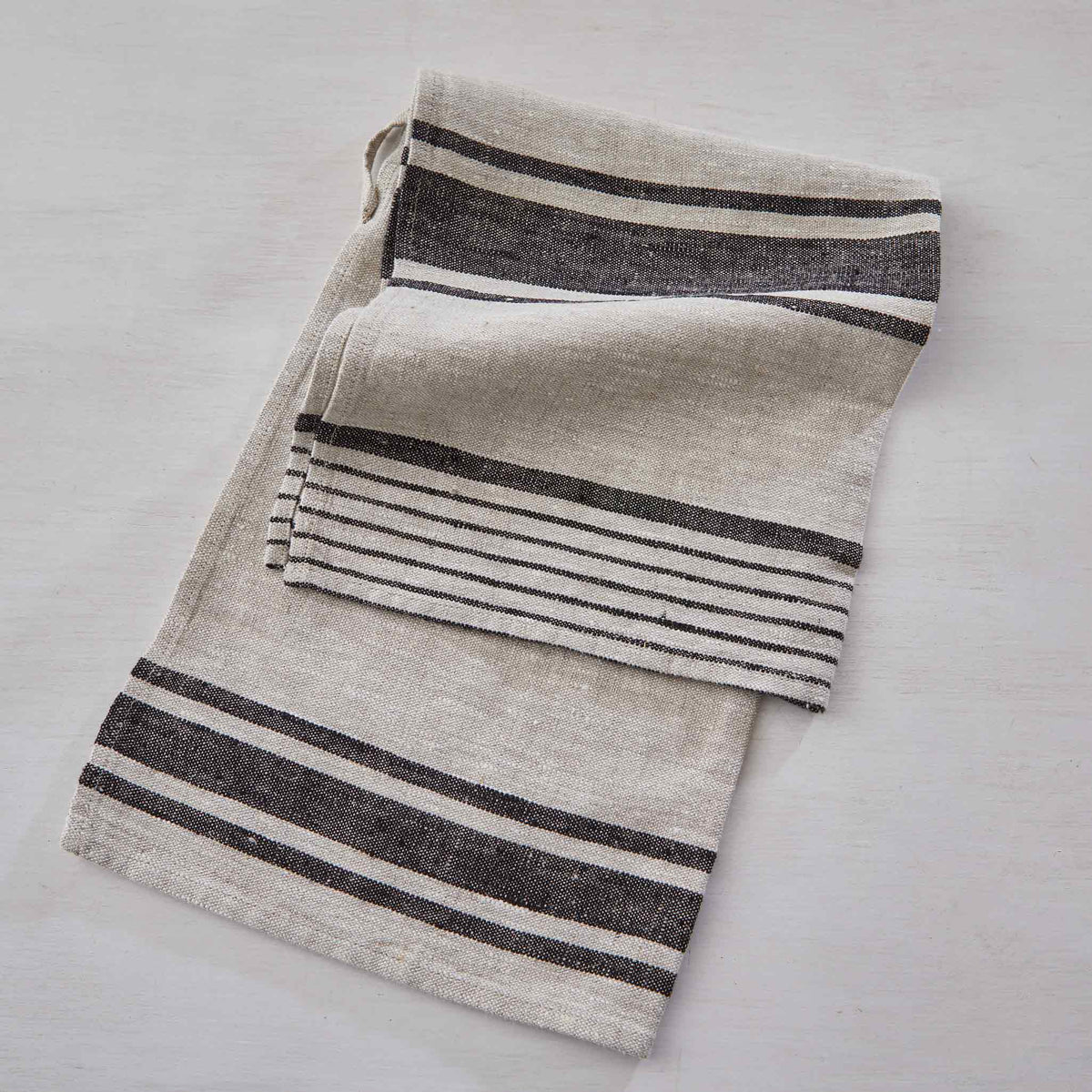 Kitchen towel linen, Black