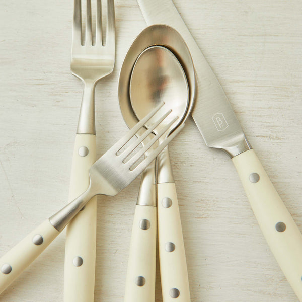 MATTE IVORY BISTRO FLATWARE