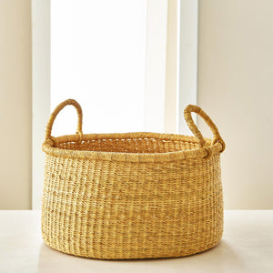 ROUND RATTAN STORAGE BASKETS - Privet House Supply